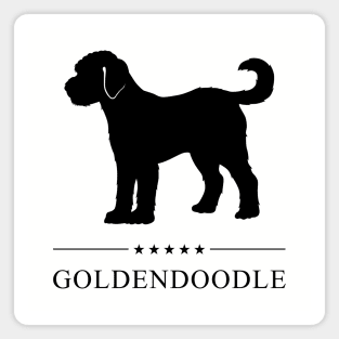 Goldendoodle Black Silhouette Magnet